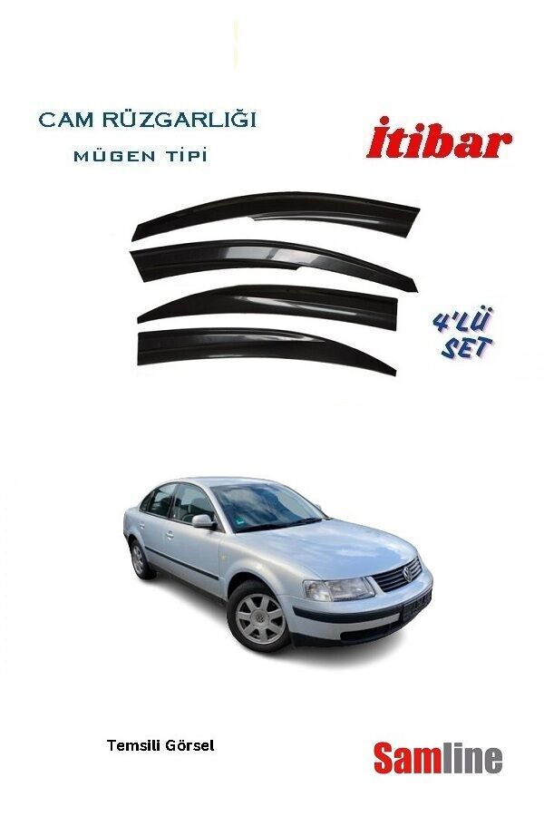 Cam Rüzgarlığı 4'lü Set Volkswagen Passat B5 Sedan (1996-2005)