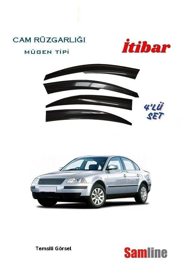 Cam Rüzgarlığı 4'lü Set Volkswagen Passat B5 Sedan (1996-2005)