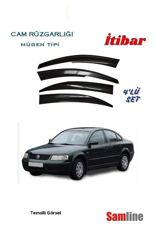 Cam Rüzgarlığı 4'lü Set Volkswagen Passat B5 Sedan (1996-2005)