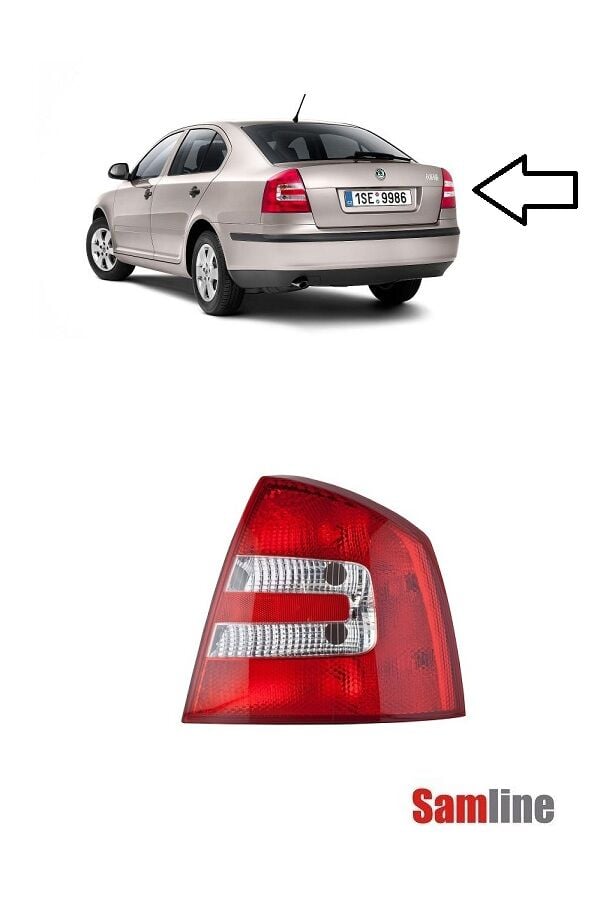 Stop Lambası Sağ Skoda Octavıa Sedan (2005-2009) A5 Kasa