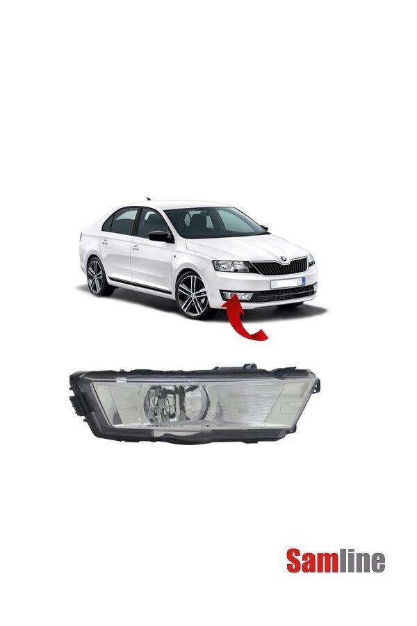 Sis Farı Sağ (Beyaz) Skoda Rapid (2012-2016) 5JA941702