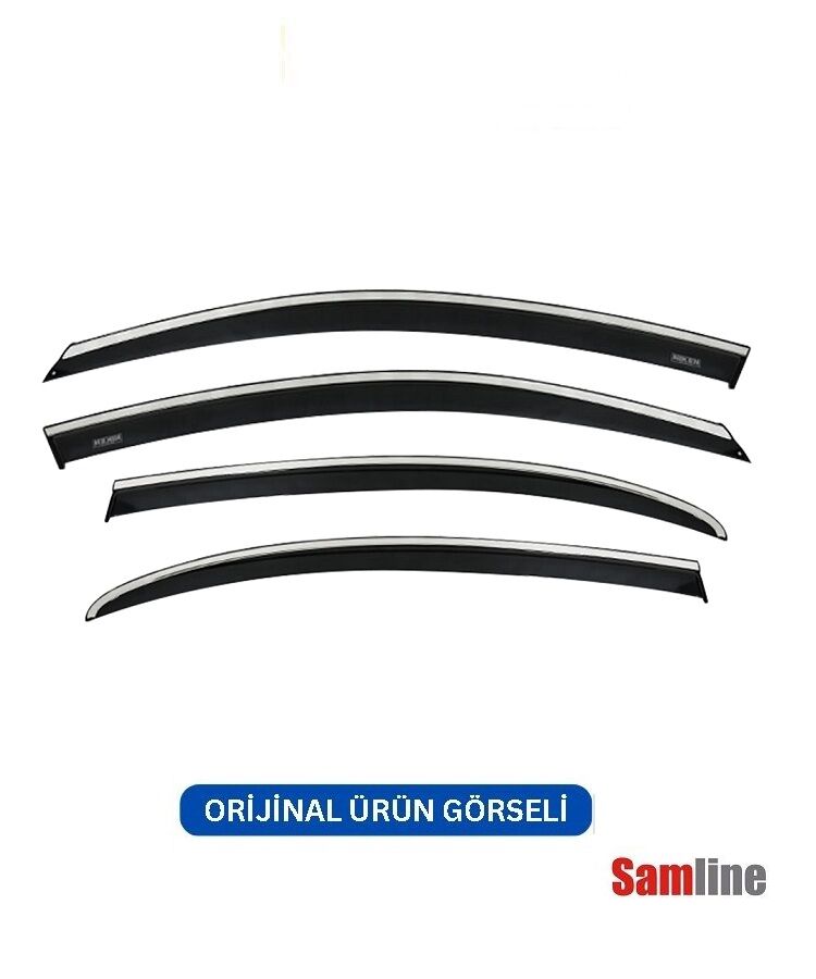 Cam Rüzgarlığı Kromlu 4'lü Set Fiat Egea HB (2016-2023) NİKEN