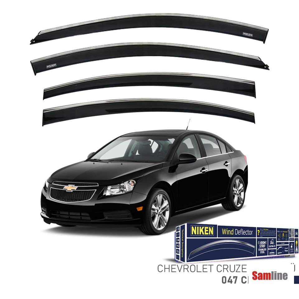 Cam Rüzgarlığı Kromlu 4'lü Set Chevrolet Cruze 2008
