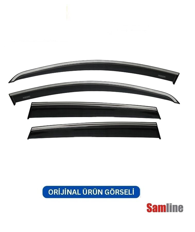 Cam Rüzgarlığı Kromlu 4'lü Set Dacıa Duster (2010-2017)