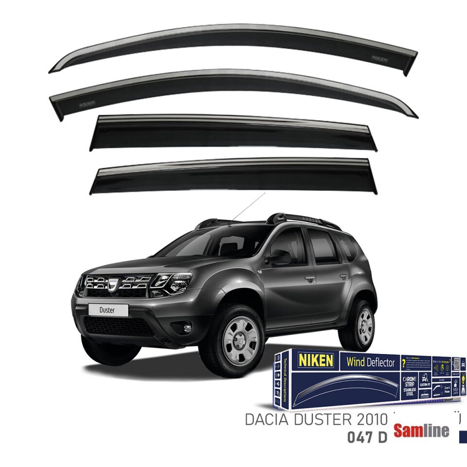 Cam Rüzgarlığı Kromlu 4'lü Set Dacıa Duster (2010-2017)