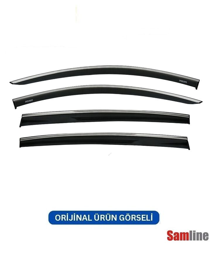 Cam Rüzgarlığı Kromlu 4'lü Set Dacıa Sandero 2013