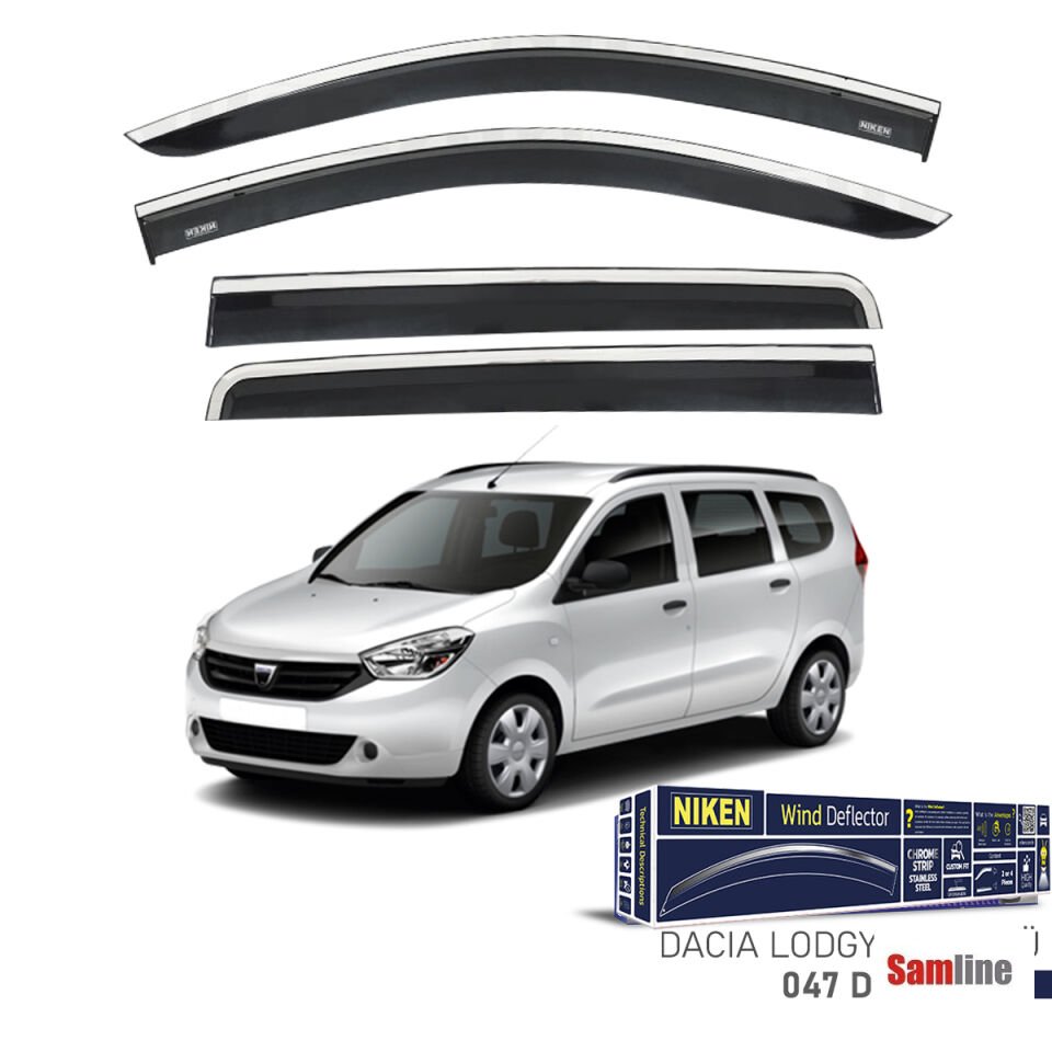 Cam Rüzgarlığı Kromlu 4'lü Set Dacıa Lodgy 2013