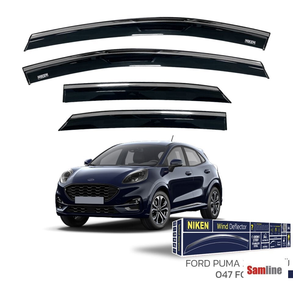 Cam Rüzgarlığı Kromlu 4'lü Set Ford Puma 2024