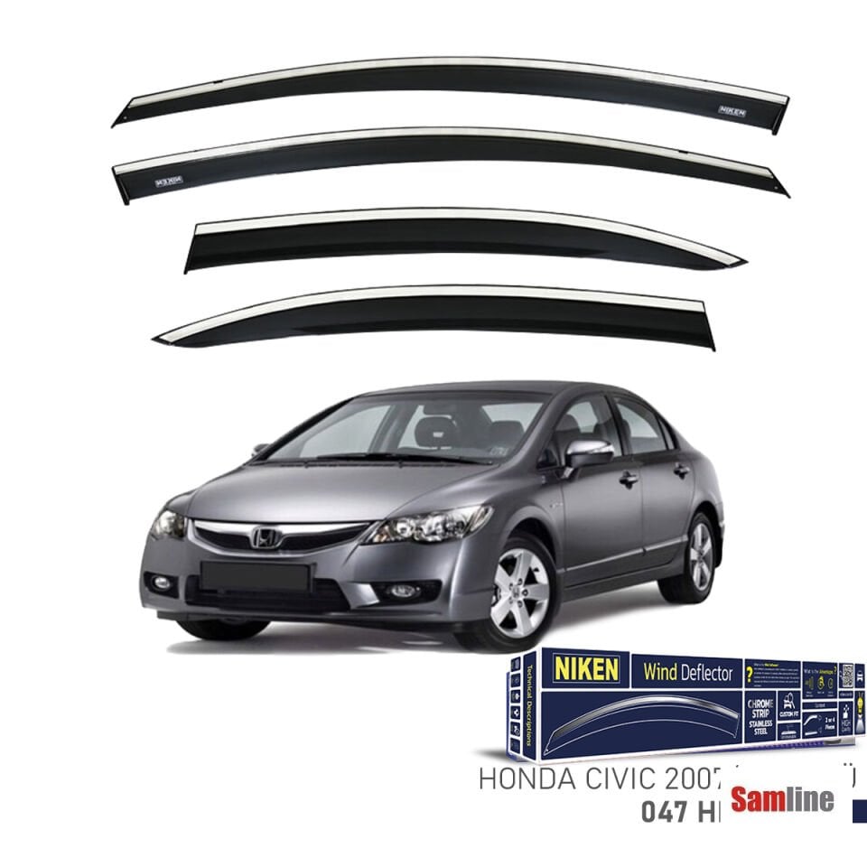 Cam Rüzgarlığı Kromlu 4'lü Set Honda Civic Sedan (2006-2011) Fd6