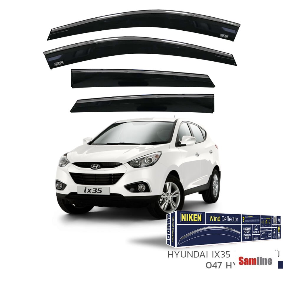 Cam Rüzgarlığı Kromlu 4'lü Set Hyundai İX35 2010