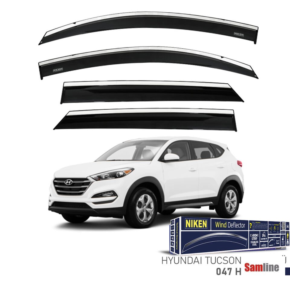 Cam Rüzgarlığı Kromlu 4'lü Set Hyundai Tucson (2015-2021)