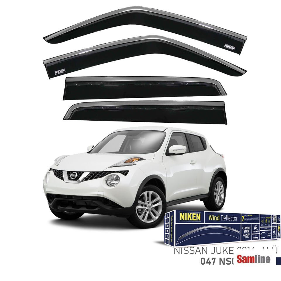 Cam Rüzgarlığı Kromlu 4'lü Set Nissan Juke (2014+)