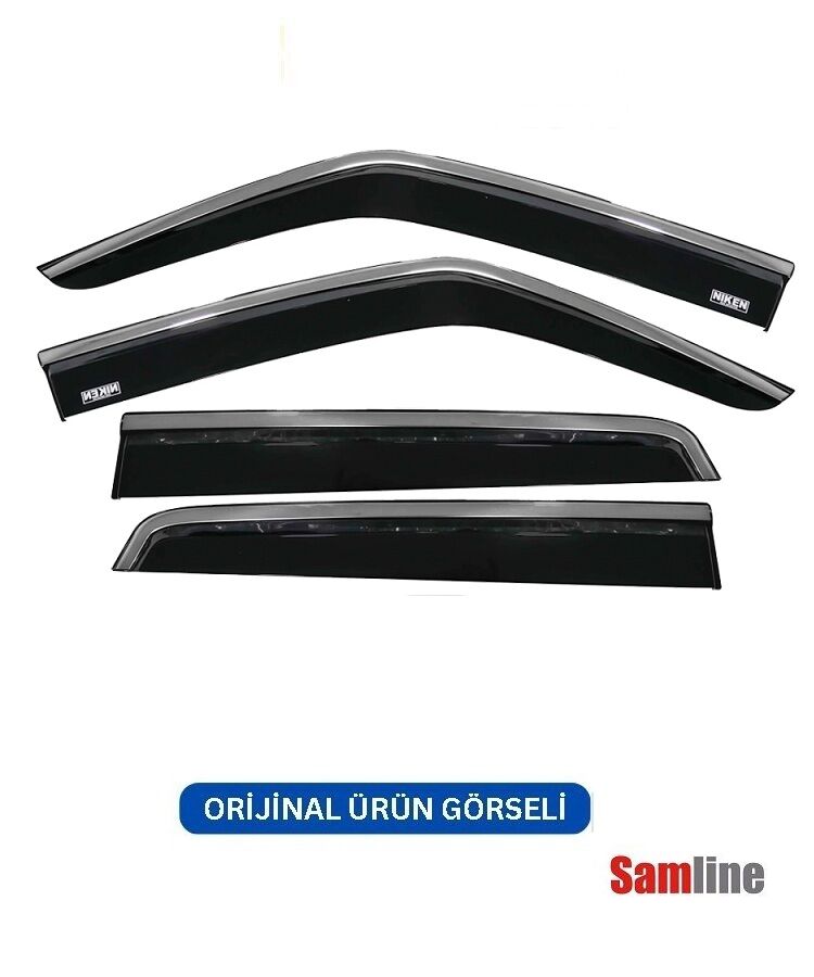 Cam Rüzgarlığı Kromlu 4'lü Set Nissan Juke I (2011-2014)