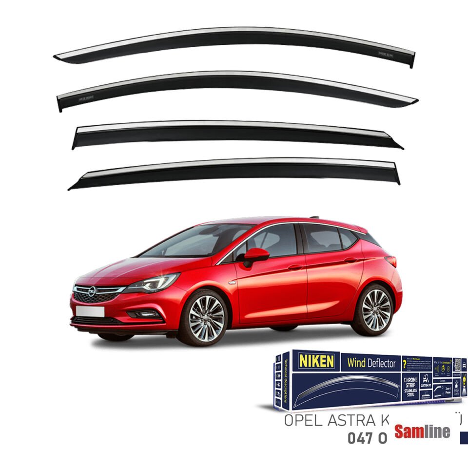 Cam Rüzgarlığı Kromlu 4'lü Set Opel Astra K (2016+)