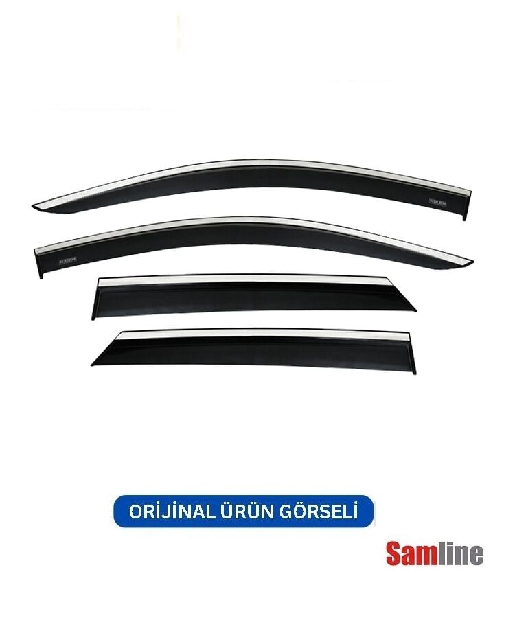 Cam Rüzgarlığı Kromlu 4'lü Set Peugeot 3008 (2016-2020) NİKEN