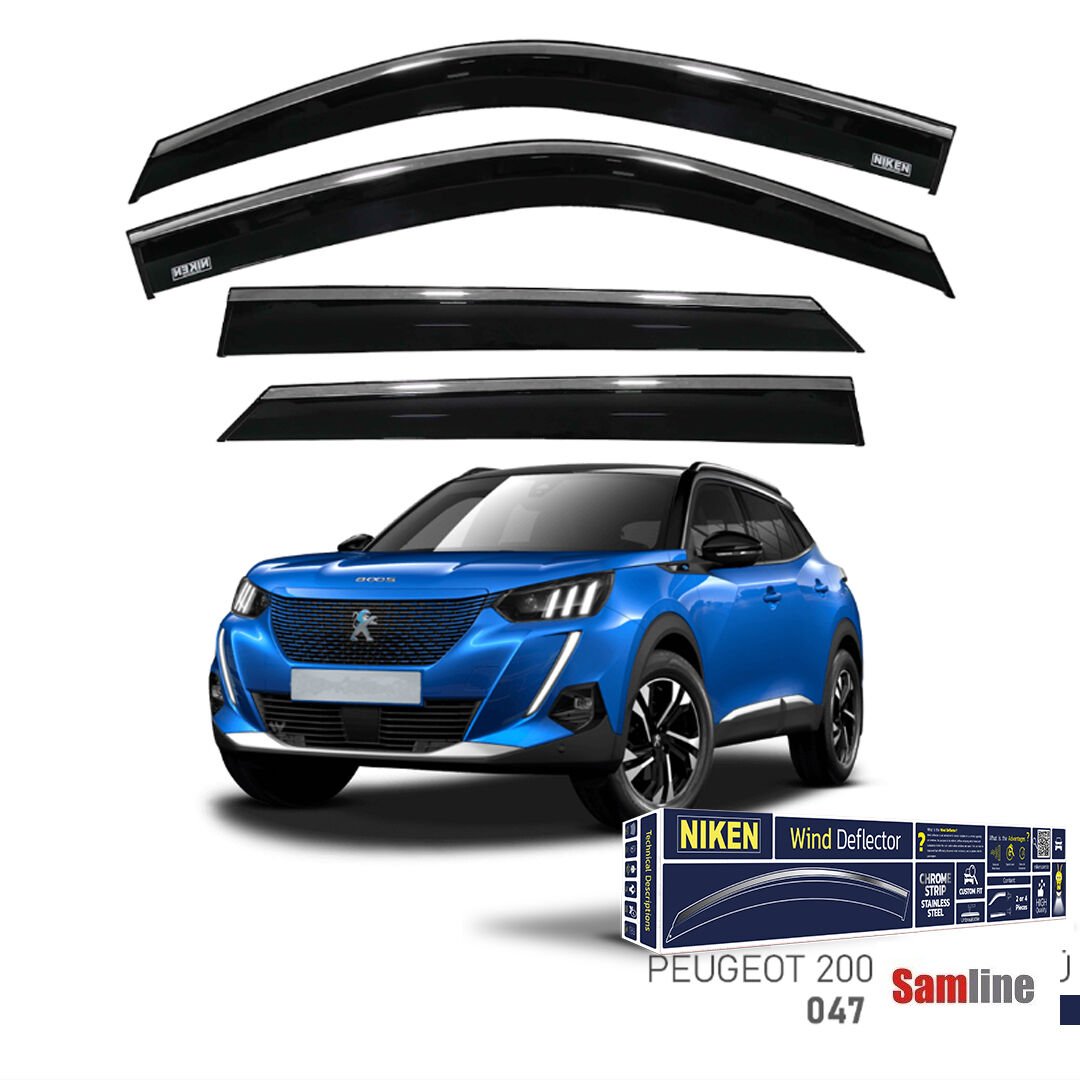 Cam Rüzgarlığı Kromlu 4'lü Set Peugeot 2008 (2020+)