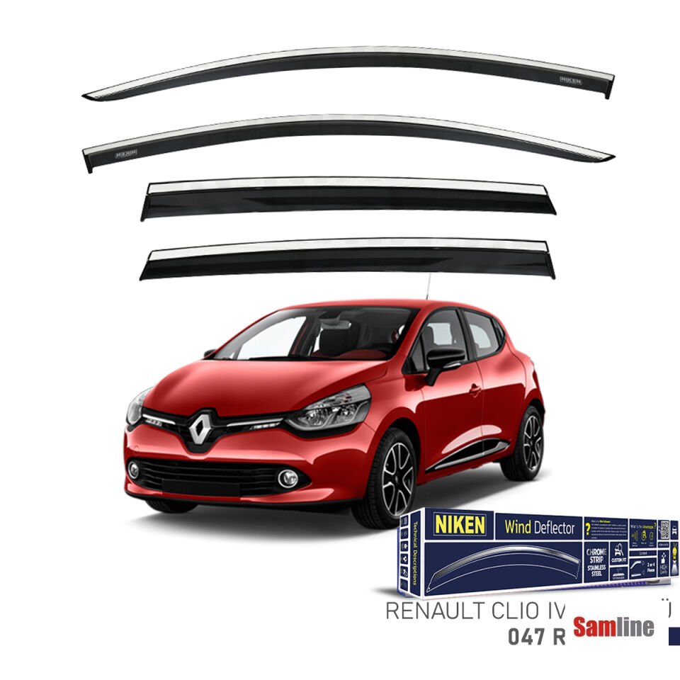 Cam Rüzgarlığı Kromlu 4'lü Set Renault Clio IV HB (2012-2019)