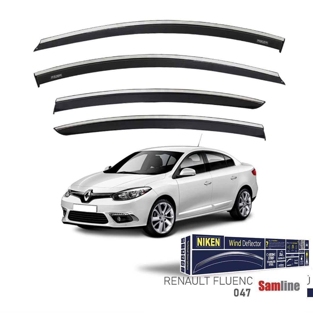 Cam Rüzgarlığı Kromlu 4'lü Set Renault Fluence (2009-2016)