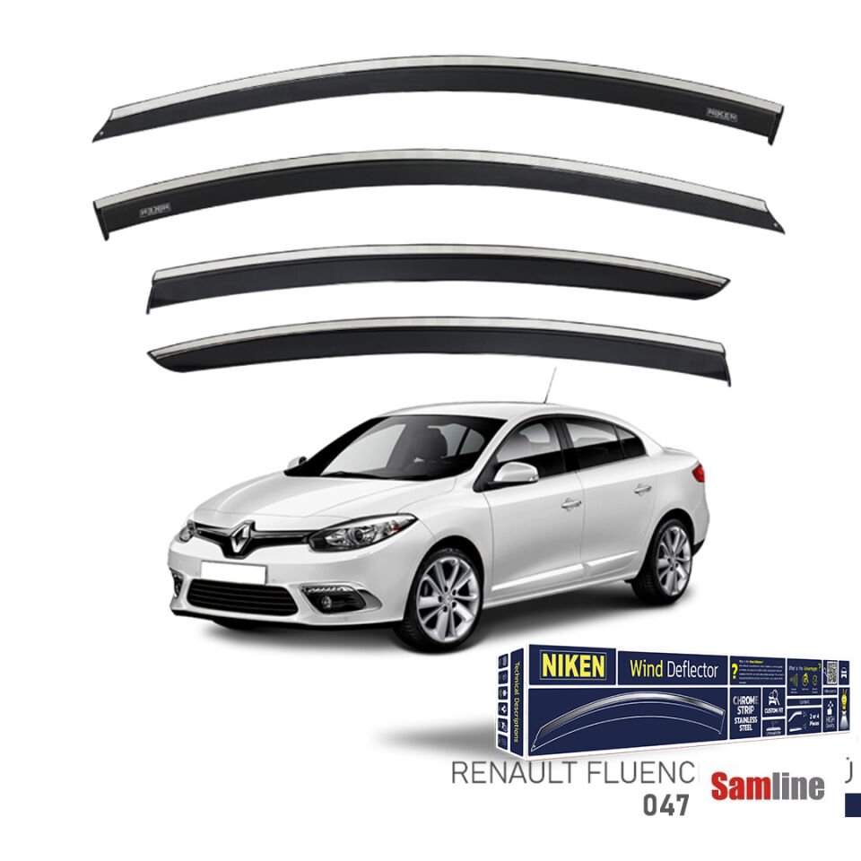Cam Rüzgarlığı Kromlu 4'lü Set Renault Fluence (2009-2016)