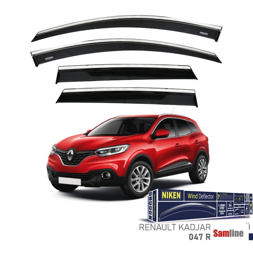 Cam Rüzgarlığı Kromlu 4'lü Set Renault Kadjar (2015-2021)