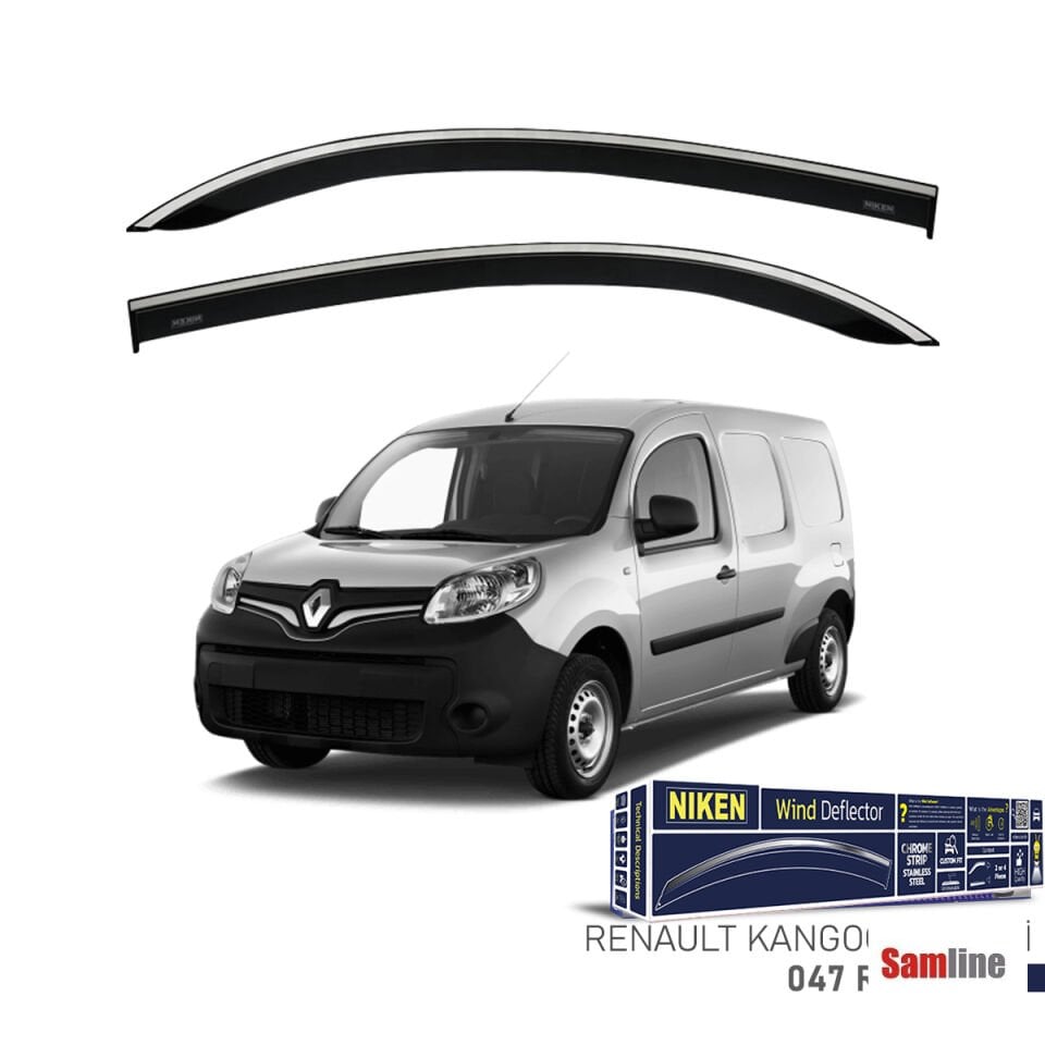 Cam Rüzgarlığı Kromlu 2'li Set Renault Kangoo (2013+)