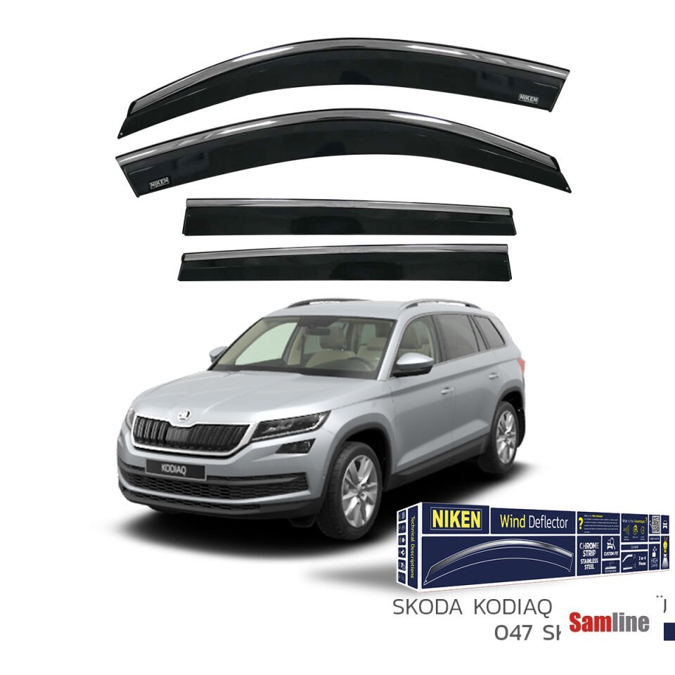 Cam Rüzgarlığı Kromlu 4'lü Set Skoda Kodiaq (2017+)