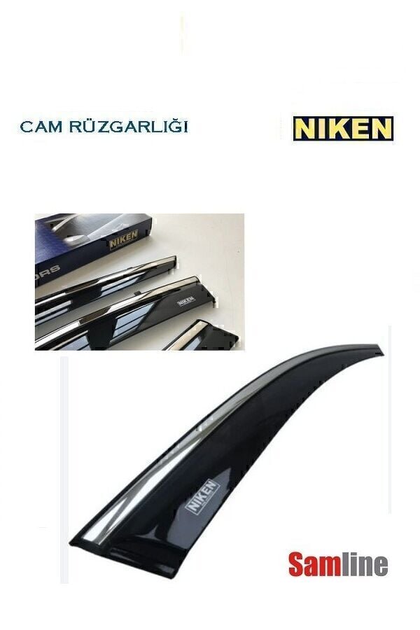 Cam Rüzgarlığı Kromlu 4'lü Set Toyota Hilux (2015+)