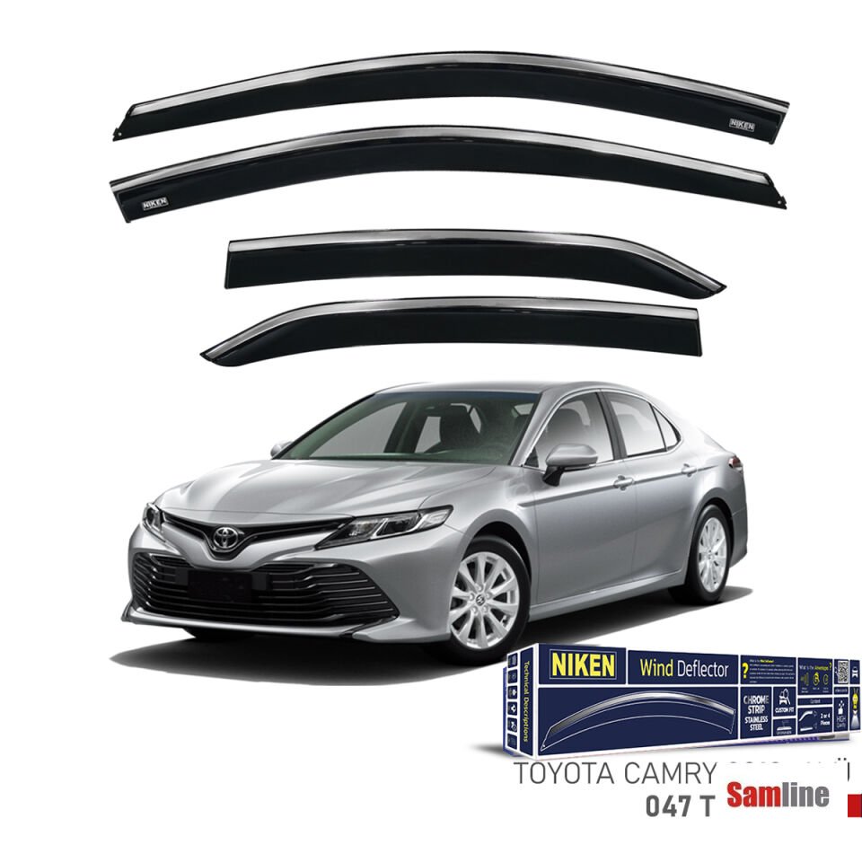 Cam Rüzgarlığı Kromlu 4'lü Set Toyota Camry (2018+)