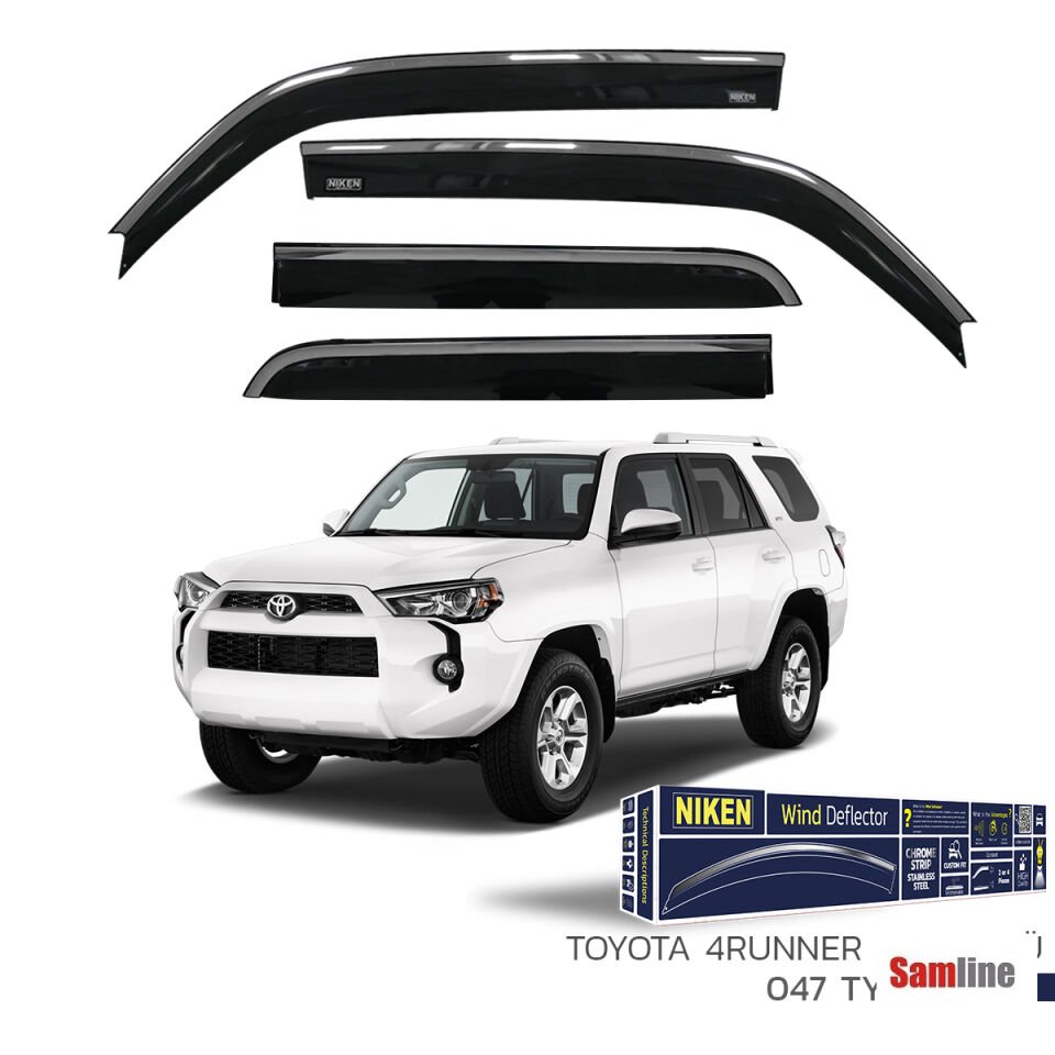 Cam Rüzgarlığı Kromlu 4'lü Set Toyota 4Runner (2015+)
