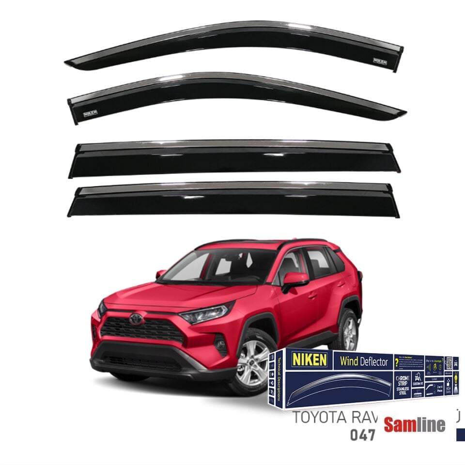 Cam Rüzgarlığı Kromlu 4'lü Set Toyota Raw4 (2019+)