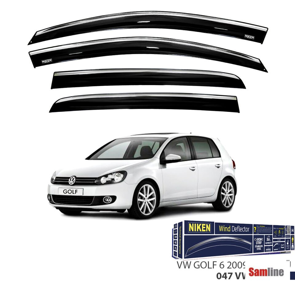 Cam Rüzgarlığı Kromlu 4'lü Set Volkswagen Golf 6 (2009-2012)