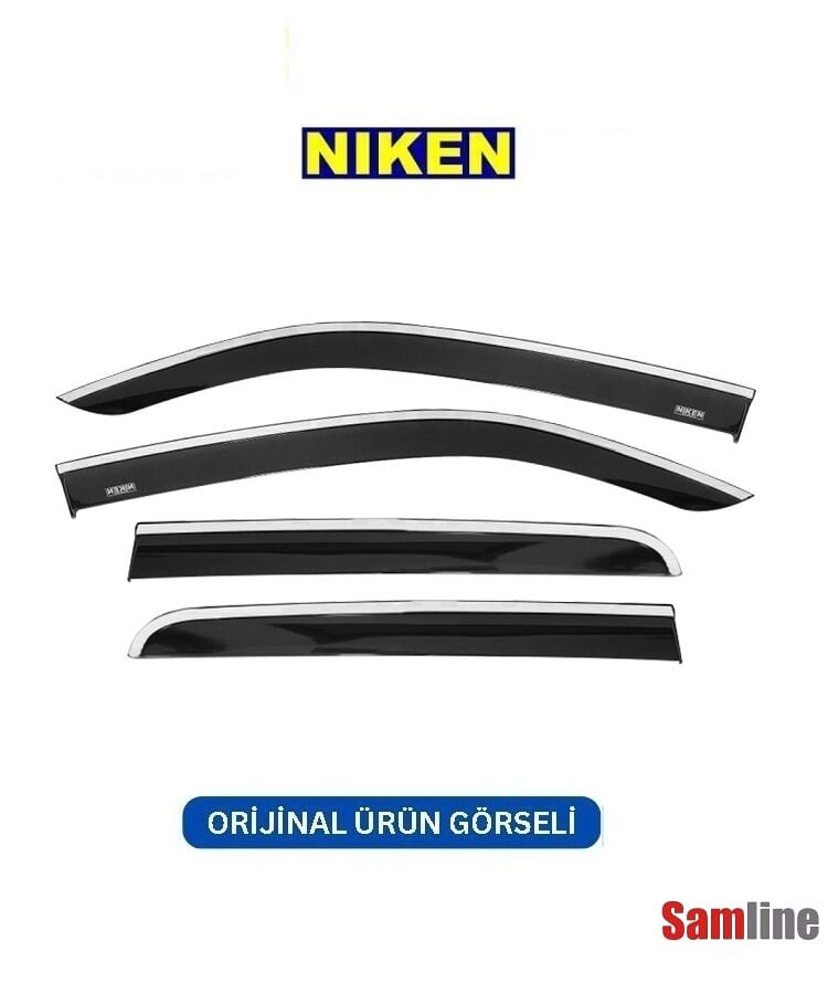 Cam Rüzgarlığı Kromlu 4'lü Set VW Amarok (2011-2016)