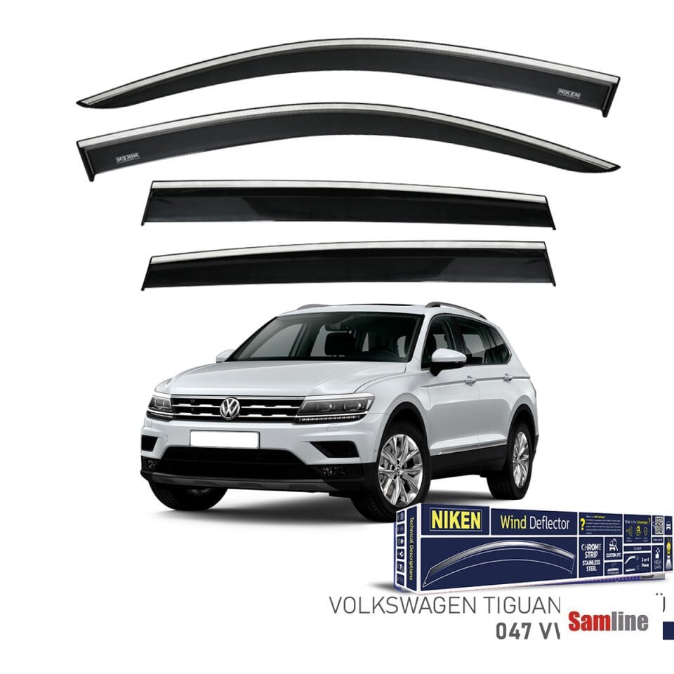 Cam Rüzgarlığı Kromlu 4'lü Set Volkswagen Tiguan (2016-2023)