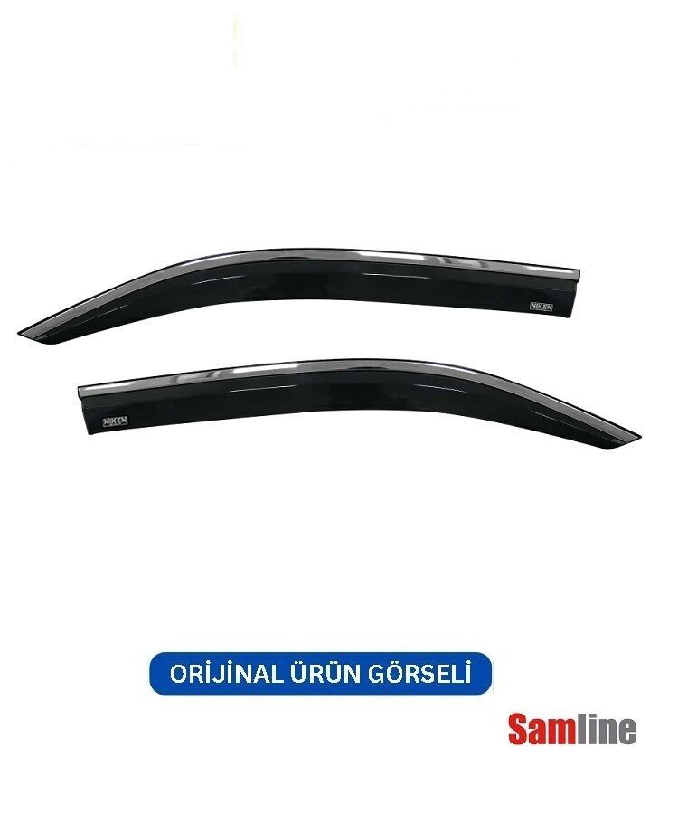 Cam Rüzgarlığı Kromlu 2'li Set Peugeot Rifter (2019-2024) NİKEN