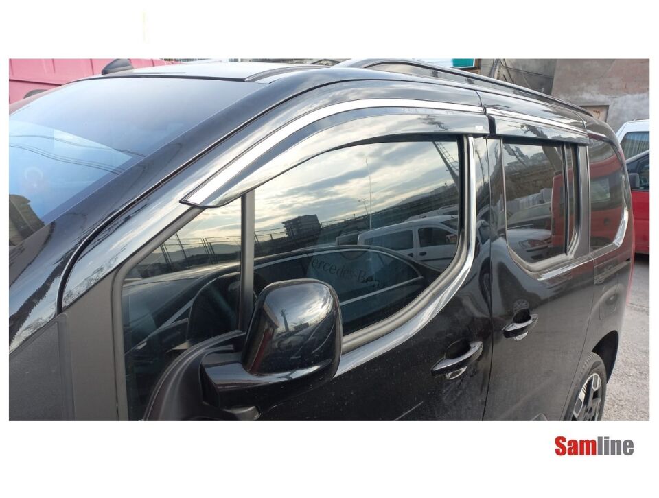 Cam Rüzgarlığı Kromlu 4'lü Set Peugeot Rifter (2019-2024)