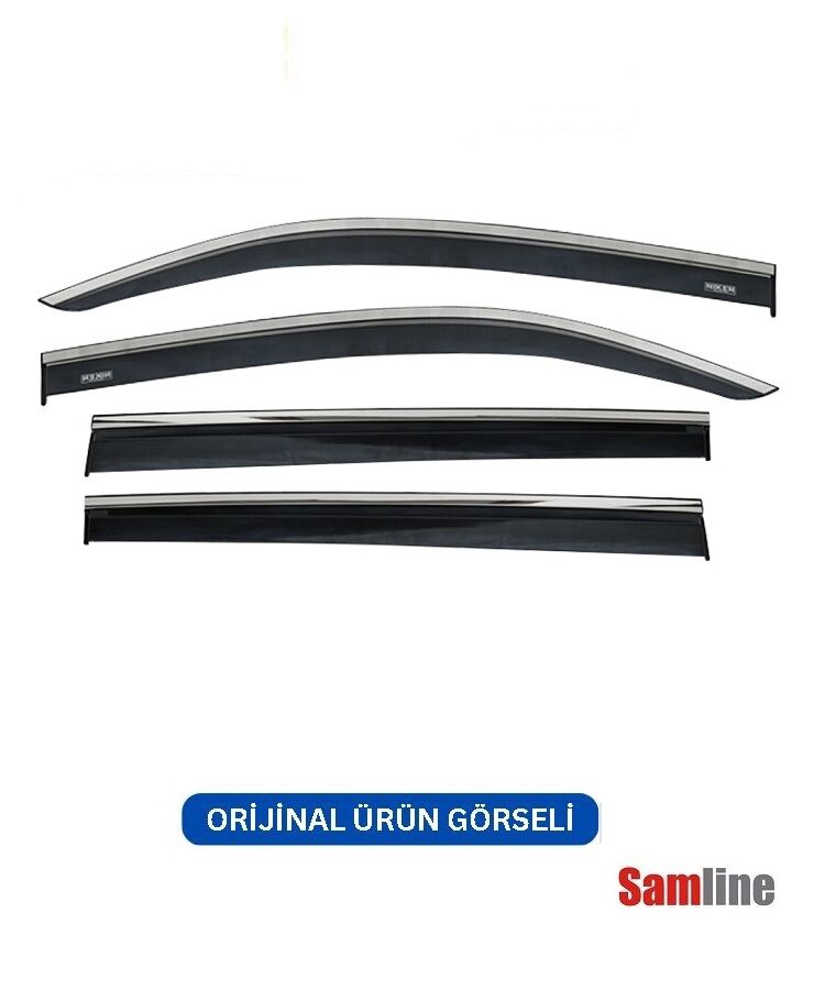 Cam Rüzgarlığı Kromlu 4'lü Set Peugeot Rifter (2019-2024)