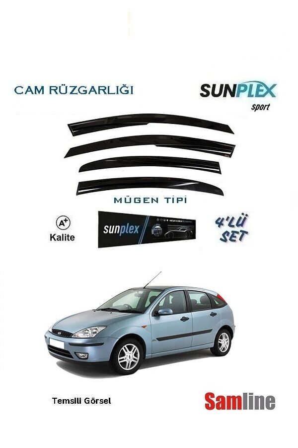 Cam Rüzgarlığı 4'lü Set Ford Focus I HB (1999-2005)
