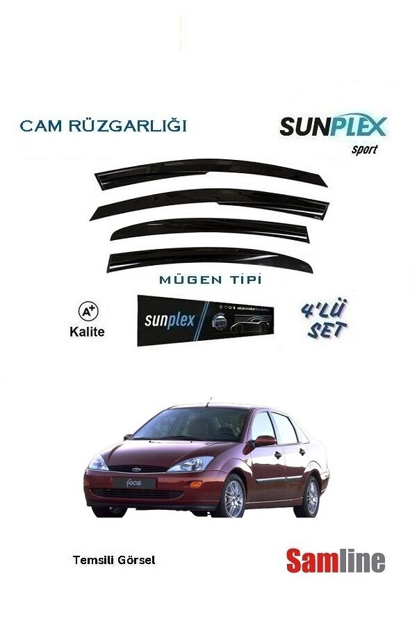 Cam Rüzgarlığı 4'lü Set Ford Focus I Sedan (1999-2005)
