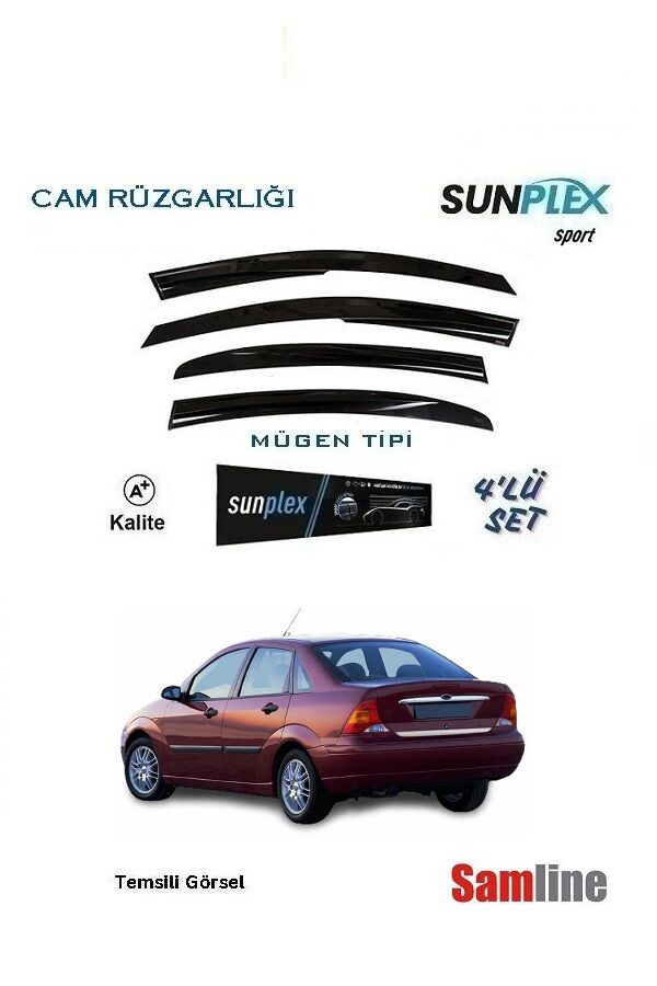 Cam Rüzgarlığı 4'lü Set Ford Focus I Sedan (1999-2005)