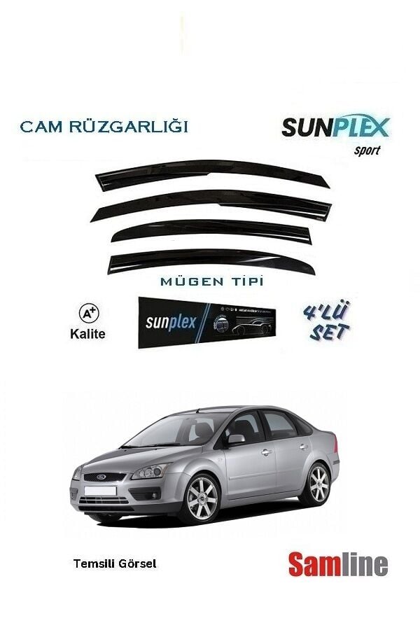 Cam Rüzgarlığı 4'lü Set Ford Focus 2 Sedan (2005-2007)