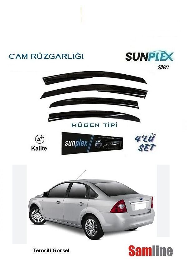 Cam Rüzgarlığı 4'lü Set Ford Focus 2 Sedan (2005-2007)