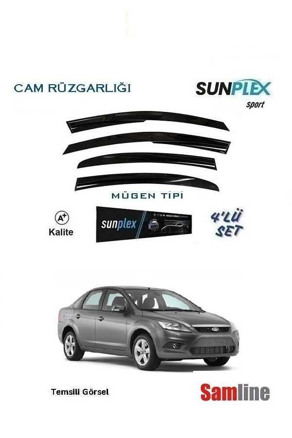 Cam Rüzgarlığı 4'lü Set Ford Focus 2 Sedan (2005-2007)