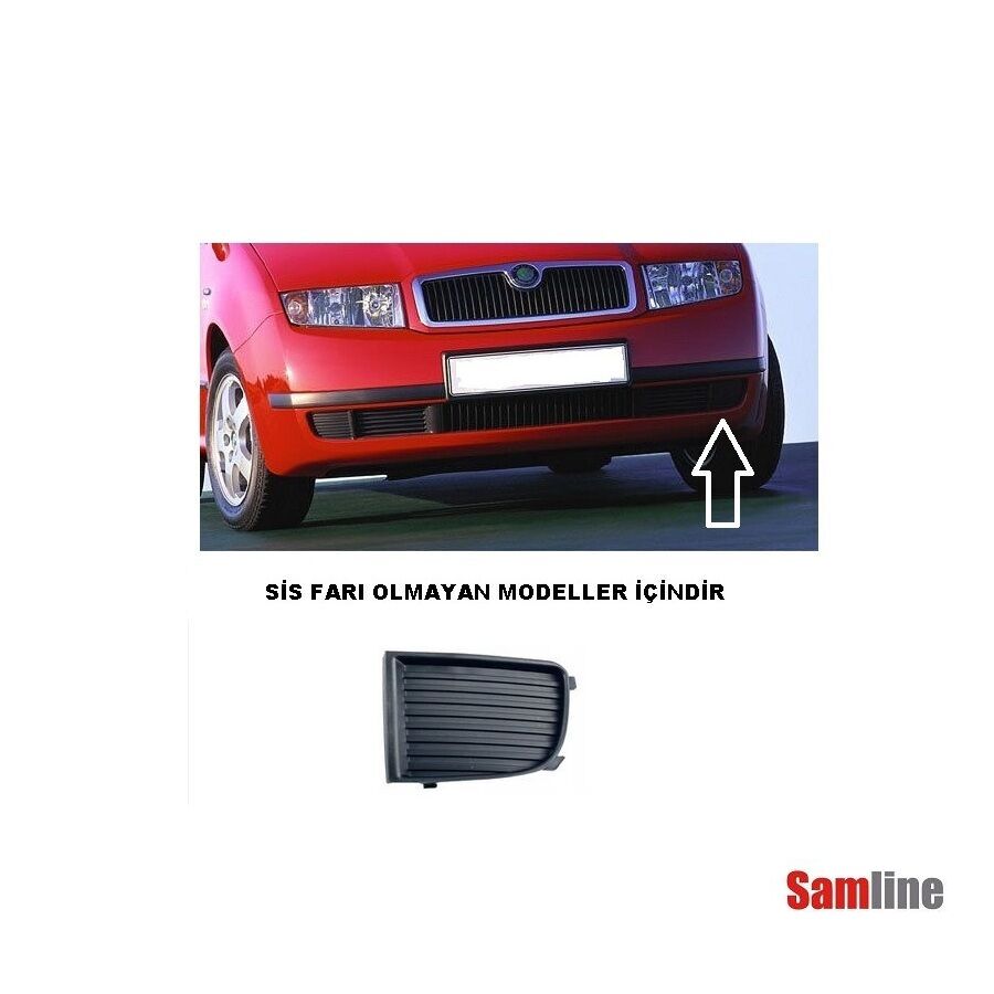 Tampon Sis Kapağı Sağ-Sol Set Skoda Fabıa (2001-2005)