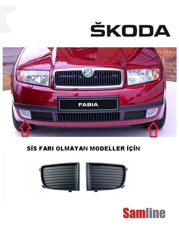 Tampon Sis Kapağı Sağ-Sol Set Skoda Fabıa (2001-2005)