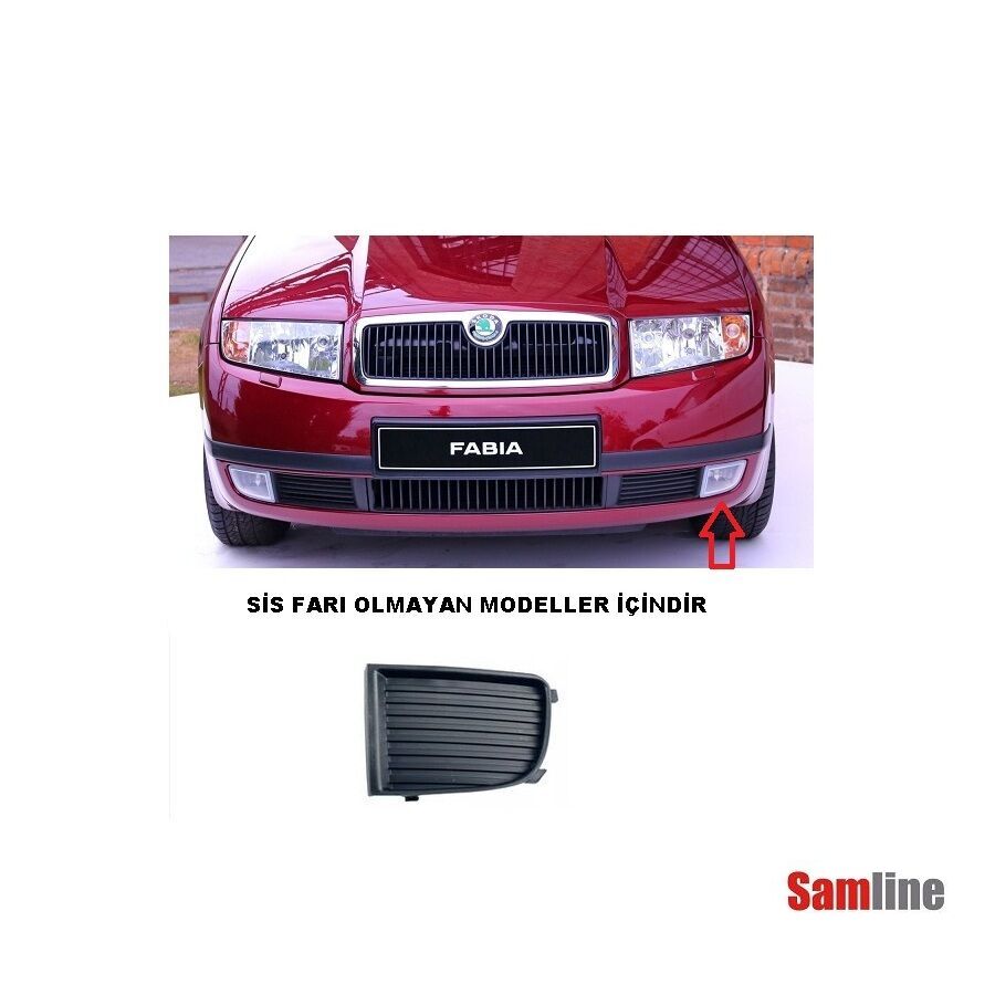 Tampon Sis Kapağı Sağ-Sol Set Skoda Fabıa (2001-2005)