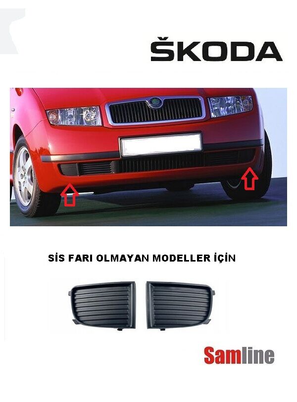 Tampon Sis Kapağı Sağ-Sol Set Skoda Fabıa (2001-2005)