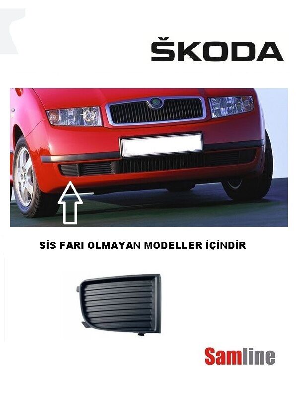 Tampon Kapağı Sağ 2'li Set Skoda Fabıa (2001-2005)