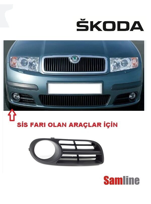 Tampon Sis Çerçevesi (Sis Kapağı) Sağ Skoda Fabıa (2005-2007)