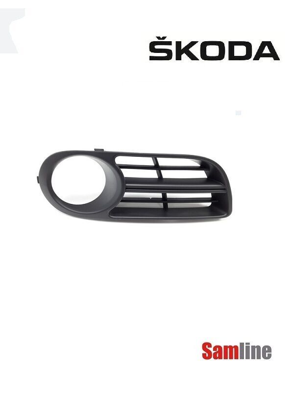 Tampon Orta Izgarası ve Sağ Sol Sis Çerçevesi Set Skoda Fabıa (2005-2007) Sis Kapağı ve Orta Panjur