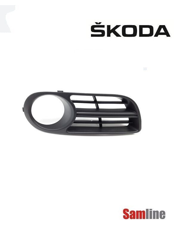 Tampon Orta Izgarası ve Sağ Sol Sis Çerçevesi Set Skoda Fabıa (2005-2007) Sis Kapağı ve Orta Panjur